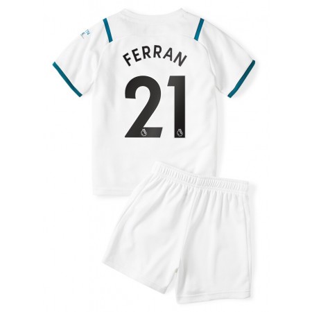 Billiga Fotbollströjor Manchester City Ferran Torres 21 Barn Borta tröja 2021/22 Kortärmad 